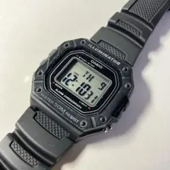 CASIO カシオ W218-H 稼働品 イルミネーター 腕時計 ブラック