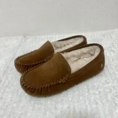 ★未使用品★EMUブラウン モカシン 22cm