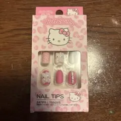 ハローキティ ネイルチップ ヒョウ柄キティ 日焼けキティ ネイルパーツ サンリオ