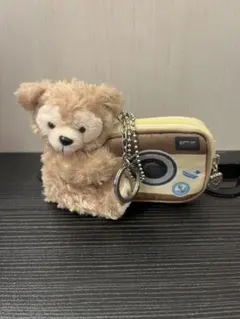 値下げ ディズニー ダッフィー キーホルダー カメラ型ポーチ