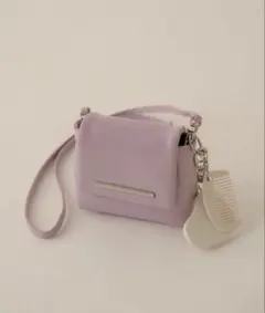 kastane パフィミニバッグ パープルのサムネイル