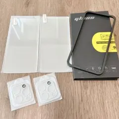 iPhone 15 Pro Max ガラスフィルム2枚 カメラフィルム2枚セット