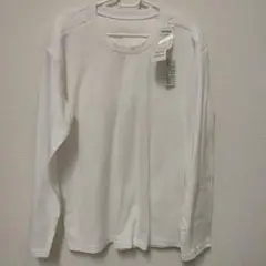GUNZE　背中あったか　長袖丸首シャツ　LL