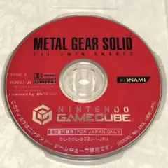 ゲームキューブ　メタルギアソリッド　※DISC2のみ