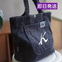 新品　トートバック　デニム　黒