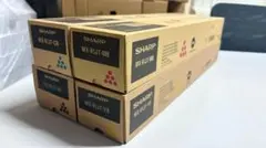 ☆SHARP☆純正トナーカートリッジ 4色 4本まとめ売り ☆SHARP☆純正トナーカートリッジ 4色 4本まとめ売り 良品トナー