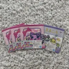 たまごっち　一番くじ　E賞　ハンドタオル　まきこ　ちゃまめっち　4点セット