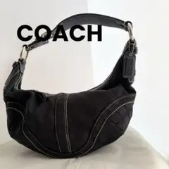 COACH コーチ　シグネチャー ワンショルダー　ブラック　Y2K