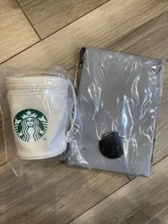スターバックス2026福袋　カップポーチ・ボトルサコッシュ