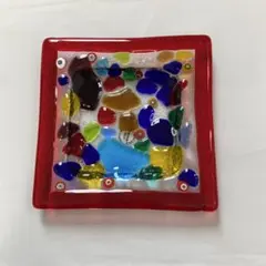 ベネチアンガラス飾り皿