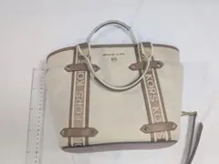 MICHAEL KORS マイケルコース ロゴキャンバストートバッグ ベージュ