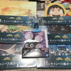 一番くじ 僕のヒーローアカデミア　ヒロアカ H賞 キャンバス風ボード　G賞　轟