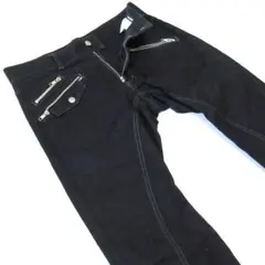 ハムネット▼ストレッチストレートジップパンツ▼Ｍサイズ▼ウエスト約82cm