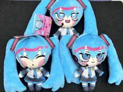 初音ミク×寺田てら ぬいぐるみマスコット 全3種セット ゲオ限定