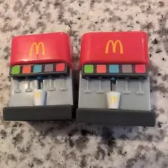 マクドナルド ミニチュア飲料ディスペンサー 2個セット