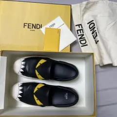 FENDI MONSTERレザースニーカー　レディスシューズ　中古　23センチのサムネイル