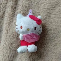 【未使用】モンチッチ×ハローキティアニバーサリーおすわりマスコット