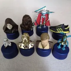ペプシペットボトルキャップ×スター・ウォーズフィギュア 7体＆アディダス