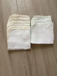 ガーゼハンカチ8枚セット　無地