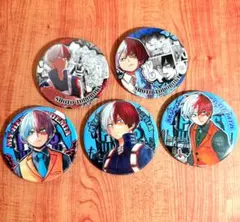 僕のヒーローアカデミア 原作 コレクション缶バッジ 轟焦凍 5点セット