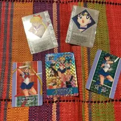 セーラームーン トレーディングカード 5枚セット