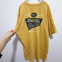 オニール Tシャツ バックプリント 10s Lマスタード オーバーサイズ 古着のサムネイル
