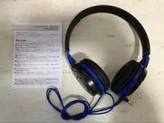 オーディオテクニカ 有線ヘッドホン ブラック・ブルー