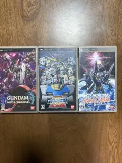 PSP ガンダムソフト 3本セット　バトルクロニクル　アサルトサヴァイブ等