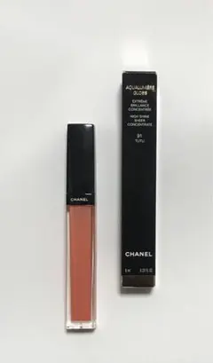 CHANEL アクアルミエール　91 テュテュ　リップグロス