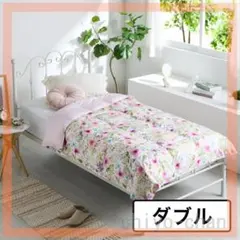 西川 ポーランド産ダウン 防ダニ・抗菌・洗える ふわふわダウンケット ＜ダブル＞