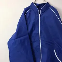 80s ナイロンジャケット 青