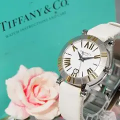 美品 ティファニーTIFFANY 自動巻 裏スケ デイト 腕時計 箱 409