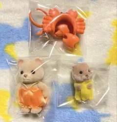 シルバニアファミリー　海のおともだち　カワウソ　クマ　赤ちゃんコレクション