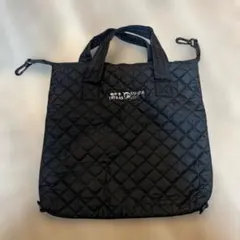 TATRAS キルティング ブラック トートバッグ