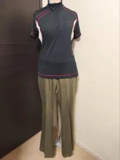 ナイキ レディースゴルフシャツ&パンツ2点セット　LLのサムネイル
