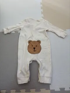 【美品】baby gap くまけつロンパース 3-6ヶ月