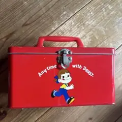 Peko キャラクター 赤い収納ボックス