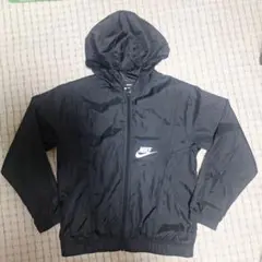 Nike ブラック フード付きジャンパー L　ウィンドブレーカー　150～160