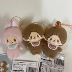モンチッチ　サンリオ　むきゅむきゅマスコット