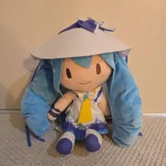 雪ミク2017 Snow Miku 初音ミク ふわふわぬいぐるみ - メルカリ