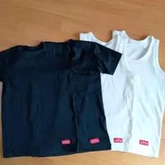 MIZUNO　黒Tシャツ白タンクトップ４枚セット　ブレスサーモ　ジュニア　140