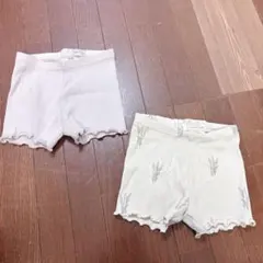 H＆M ストレッチショートパンツ 2枚セット 90