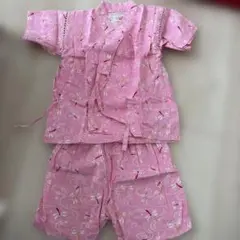ピンク 甚平 サイズ95cm
