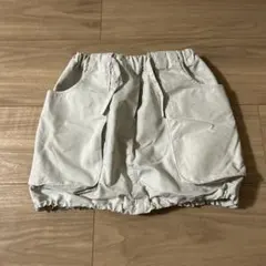 ライトグレー スカート 128