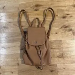 Tory Burch レザー バックパック ブラウン
