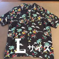 RCWB. Disney ミッキー ドナルド アロハシャツ 半袖 黒のサムネイル