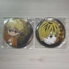 鬼滅の刃 缶バッジ 我妻善逸 2個セット
