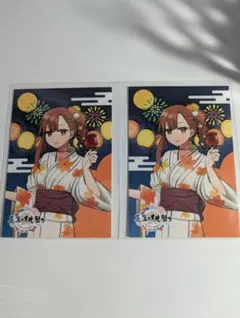 カラフルピーチ　えと　トレカ　桃祭り