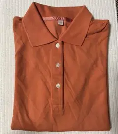 UNIQLO オレンジ 半袖ポロシャツ　Lサイズ