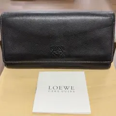 新品同様‼️ ロエベ　LOEWE 財布　二つ折り　長財布　アナグラムのサムネイル